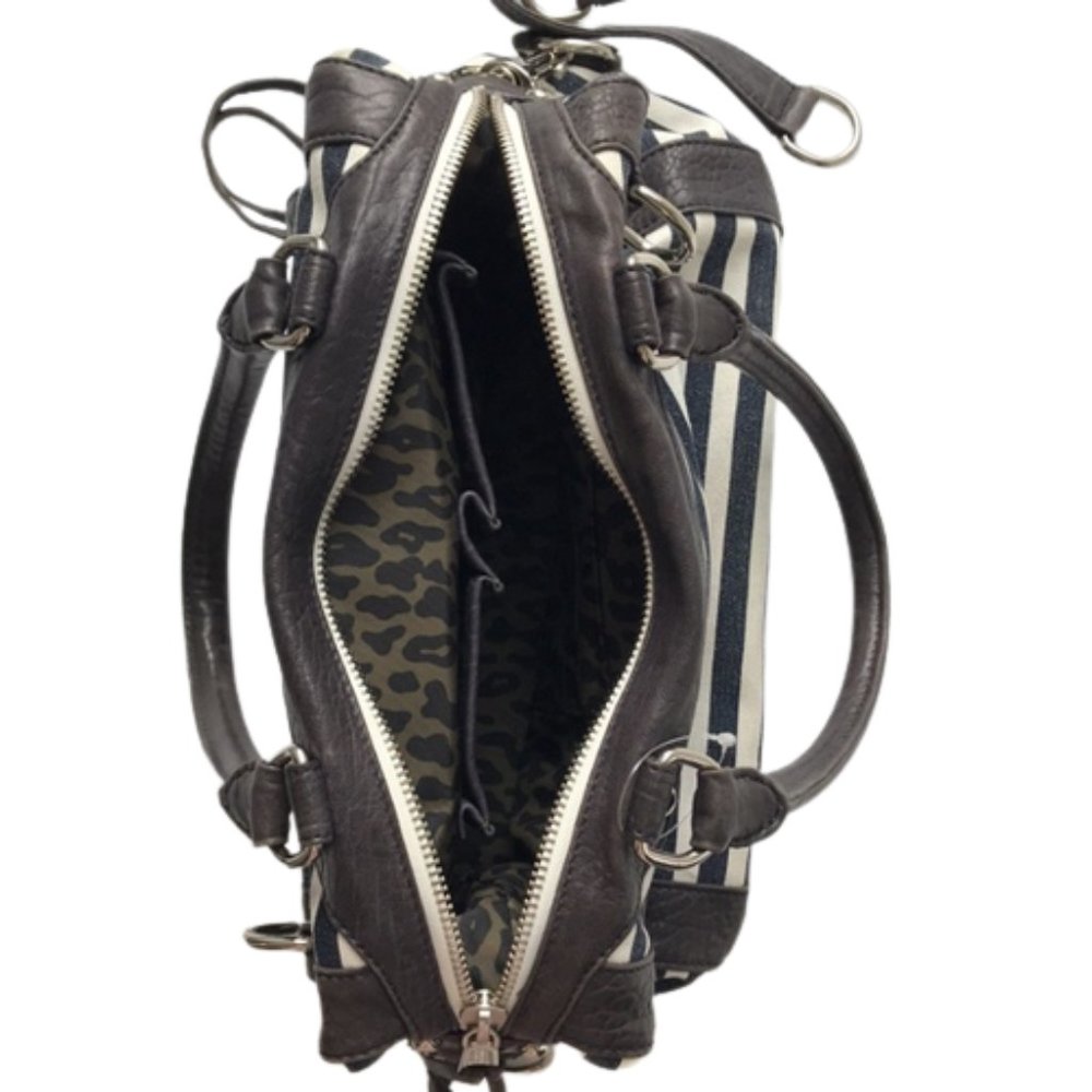 REBECCA MINKOFF Mini MAB Canvas Satchel Handbag - Picture 9 of 15
